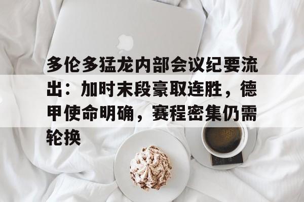 爱游戏多伦多猛龙内部会议纪要流出：加时末段豪取连胜，德甲使命明确，赛程密集仍需轮换的简单介绍